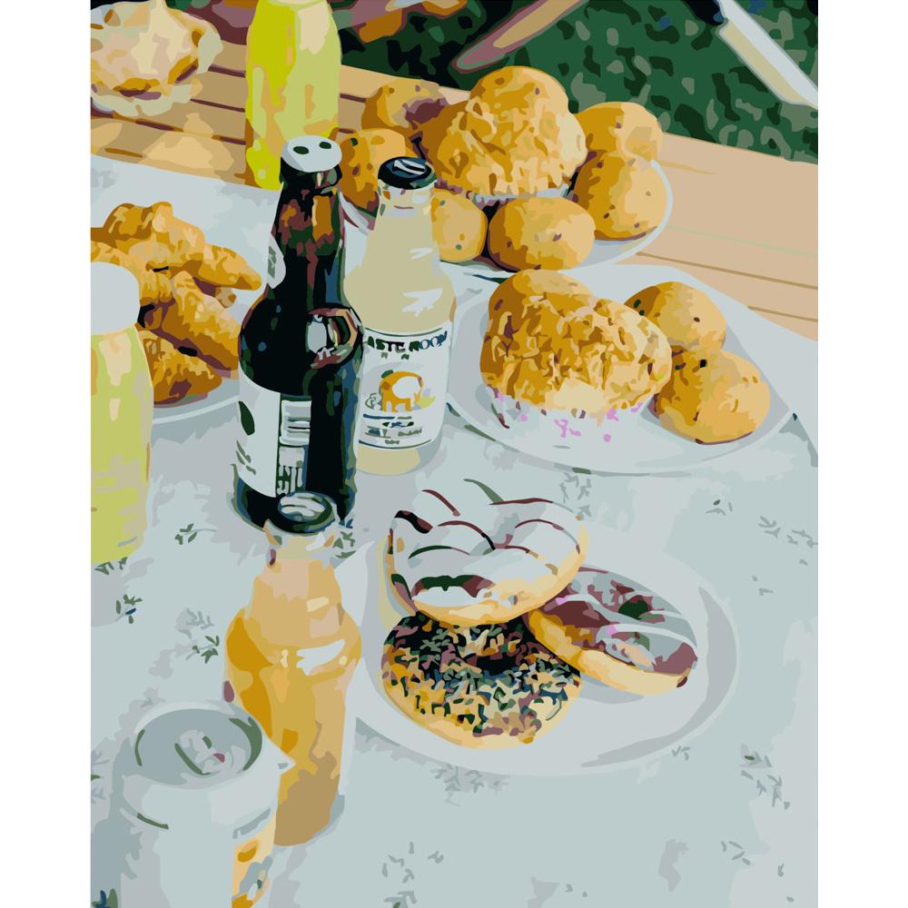 Картина по номерам Strateg Премиум Летний пикник 40х50 см (GS209)