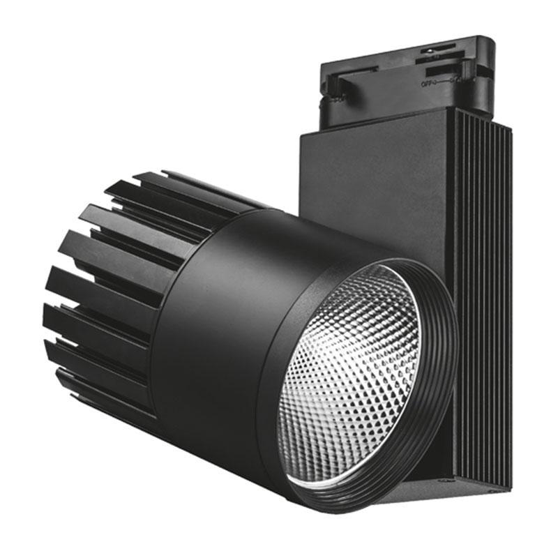 Світильник трековий світлодіодний Feron AL105 COB 40W 3600 Lm 4000K IP40 Чорний (27729572)