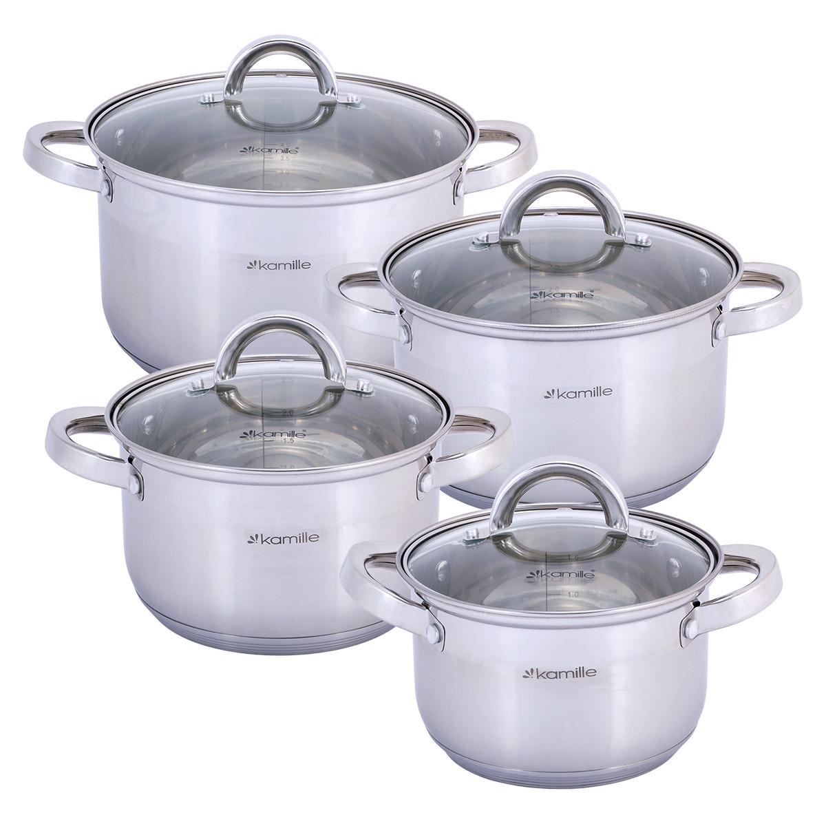 Набор кухонной посуды Kamille KM-5636S 8 пр. (95711)