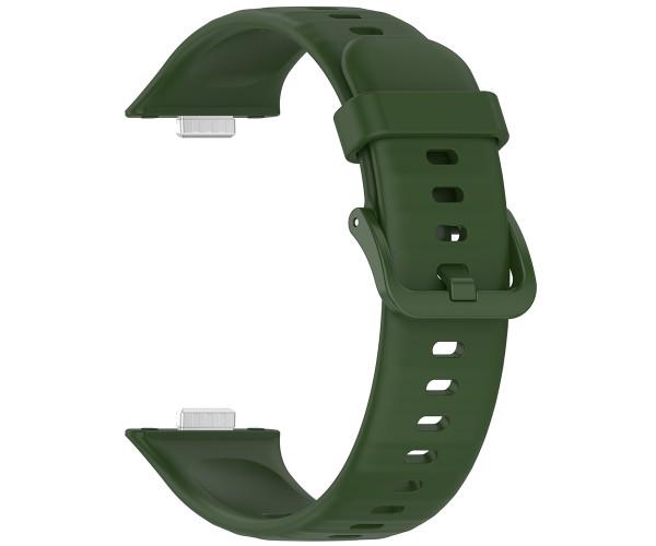 Ремінець Silicone для смарт-годинника Huawei Watch Fit 3 Зелений
