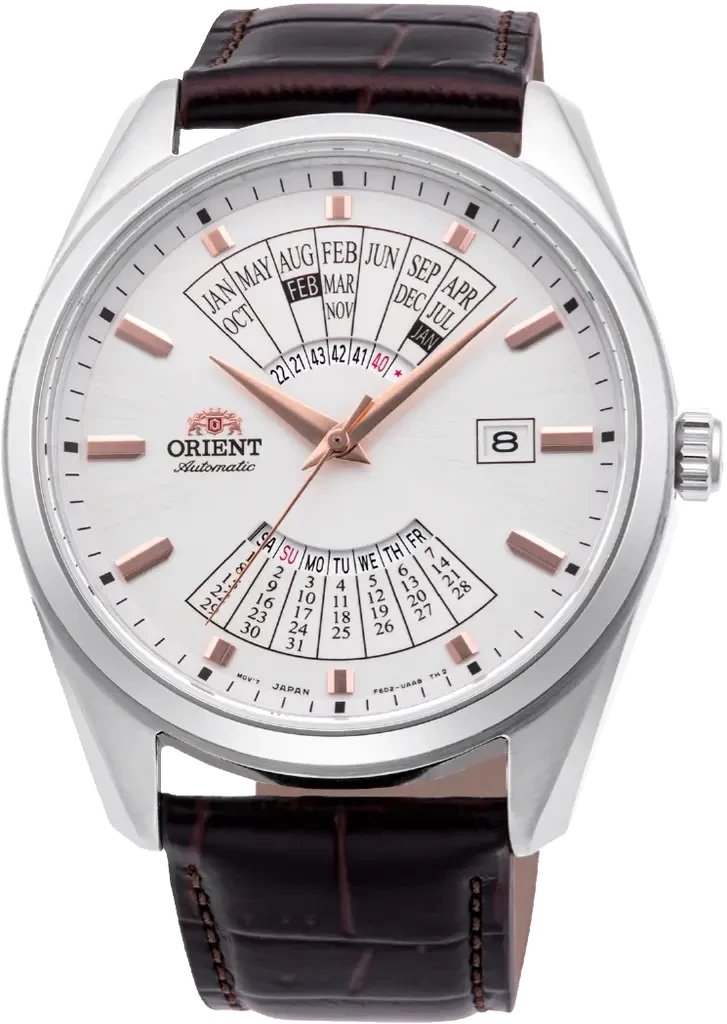 Мужские наручные часы Orient Multi-Year Calendar RA-BA0005S10B со стальным корпусом WR 50 м Белый (3124939518)