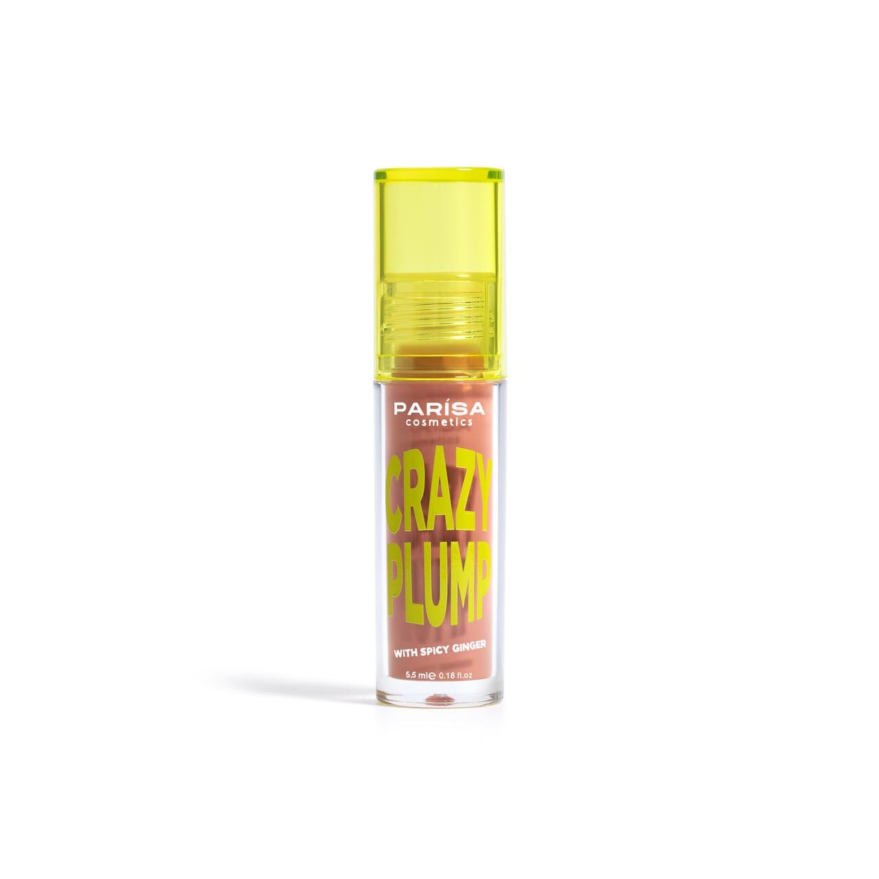 Блиск-плампер для губ PARISA COSMETICS Lipgloss Crazy Plump №104 Beige sense
