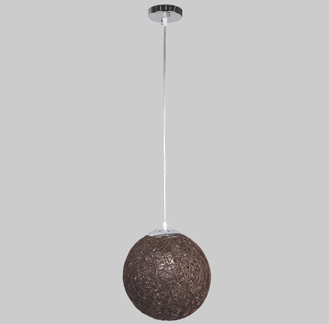 Підвіс плетений 25 см Коричневий (971-2501-1 CF