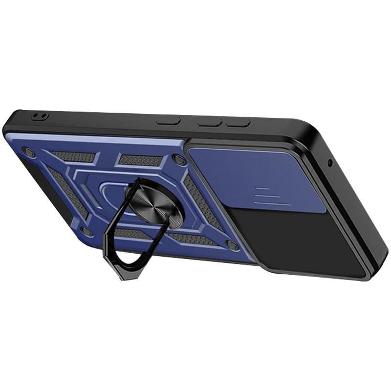 Противоударный Ударопрочный чехол Camshield Serge Ring для Samsung Galaxy A35 Синий - фото 2 Противоударный Ударопрочный чехол Camshield Serge Ring для Samsung Galaxy A35 Синий - фото 2