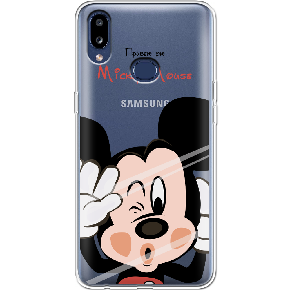 Чохол Boxface Samsung A107 Galaxy A10s Mister M Прозорий силікон (37944-cc58-37944)