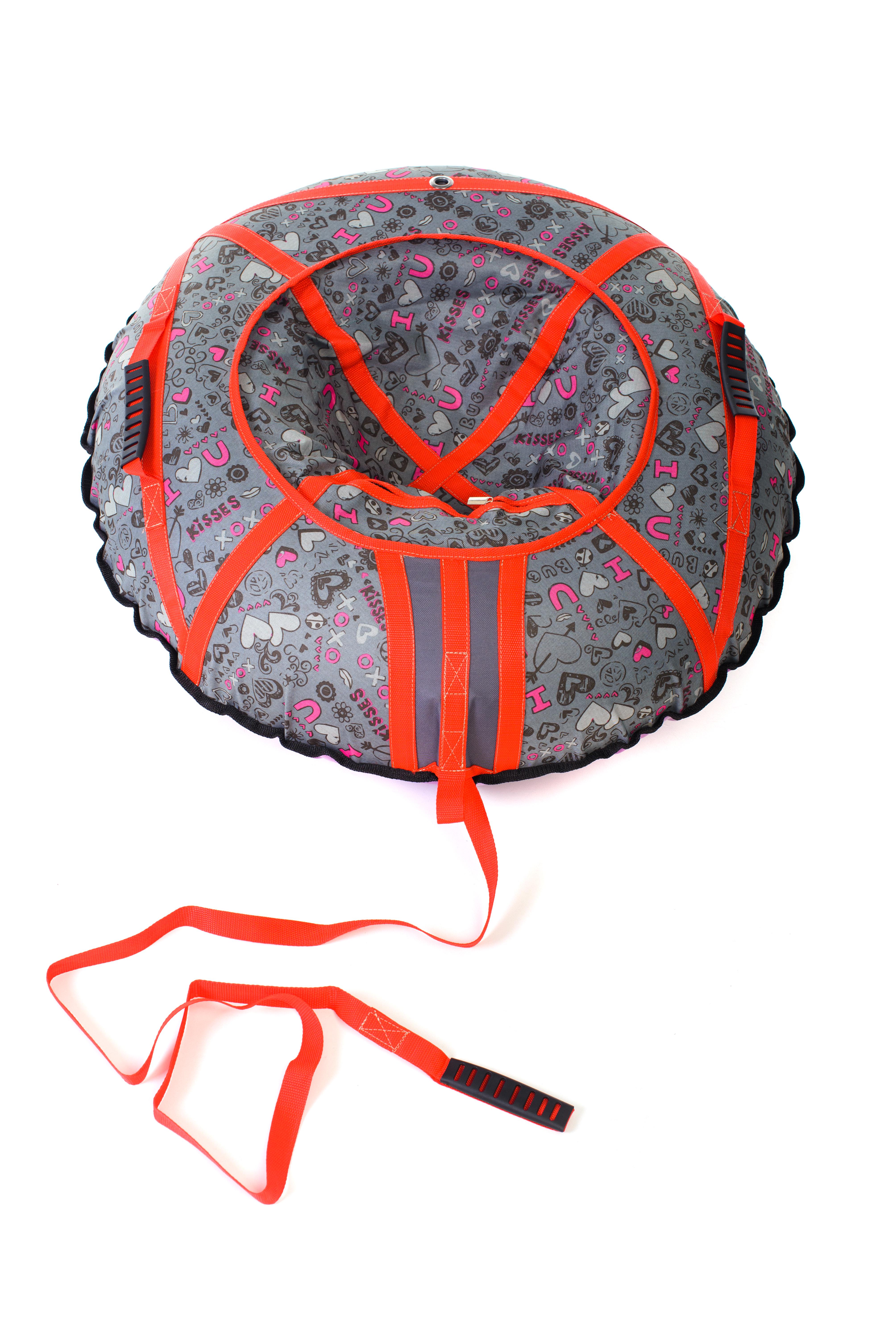 Надувні санки-ватрушка Kospa 120 cм ILY Червоний (1134) Надувні санки-ватрушка Kospa 120 cм ILY Червоний (1134)