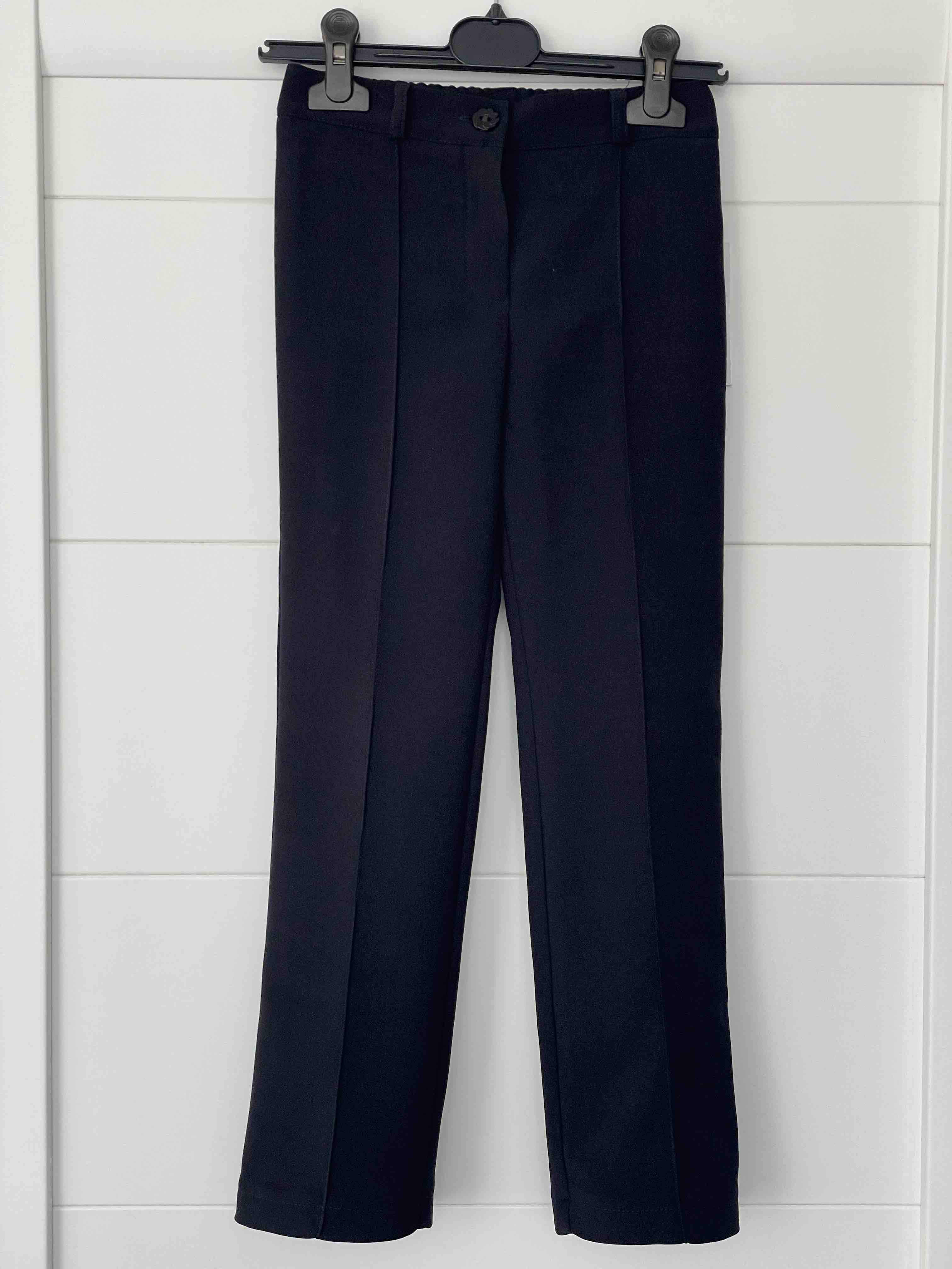 Брюки школьные для девочки Зіронька Веснушка 8009-2 140 см Синий