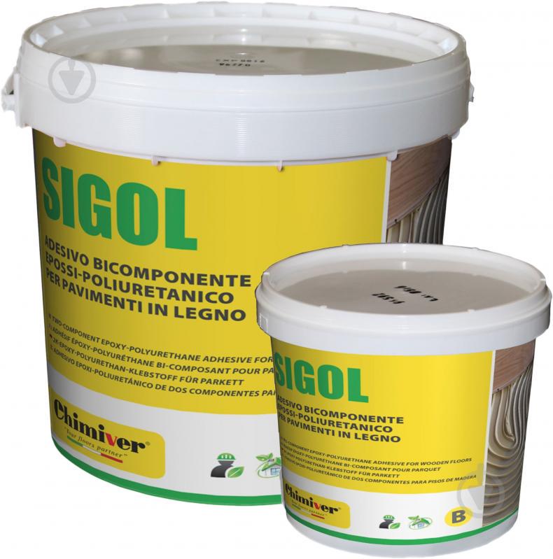 Клей для паркета Sigol R.E полиуретановый 2-х компонентный 11,25 кг + отвердитель 1,25 кг (pa-19228)
