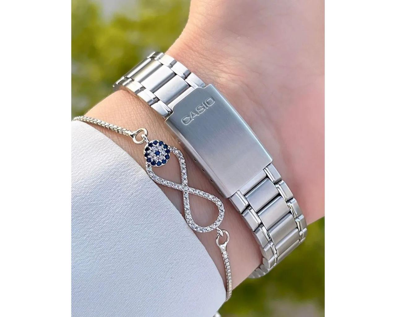 Наручные часы женские Casio LTP-1183A-1A d 28 мм Серебряный/Черный (2465830314) - фото 7 Наручные часы женские Casio LTP-1183A-1A d 28 мм Серебряный/Черный (2465830314) - фото 7