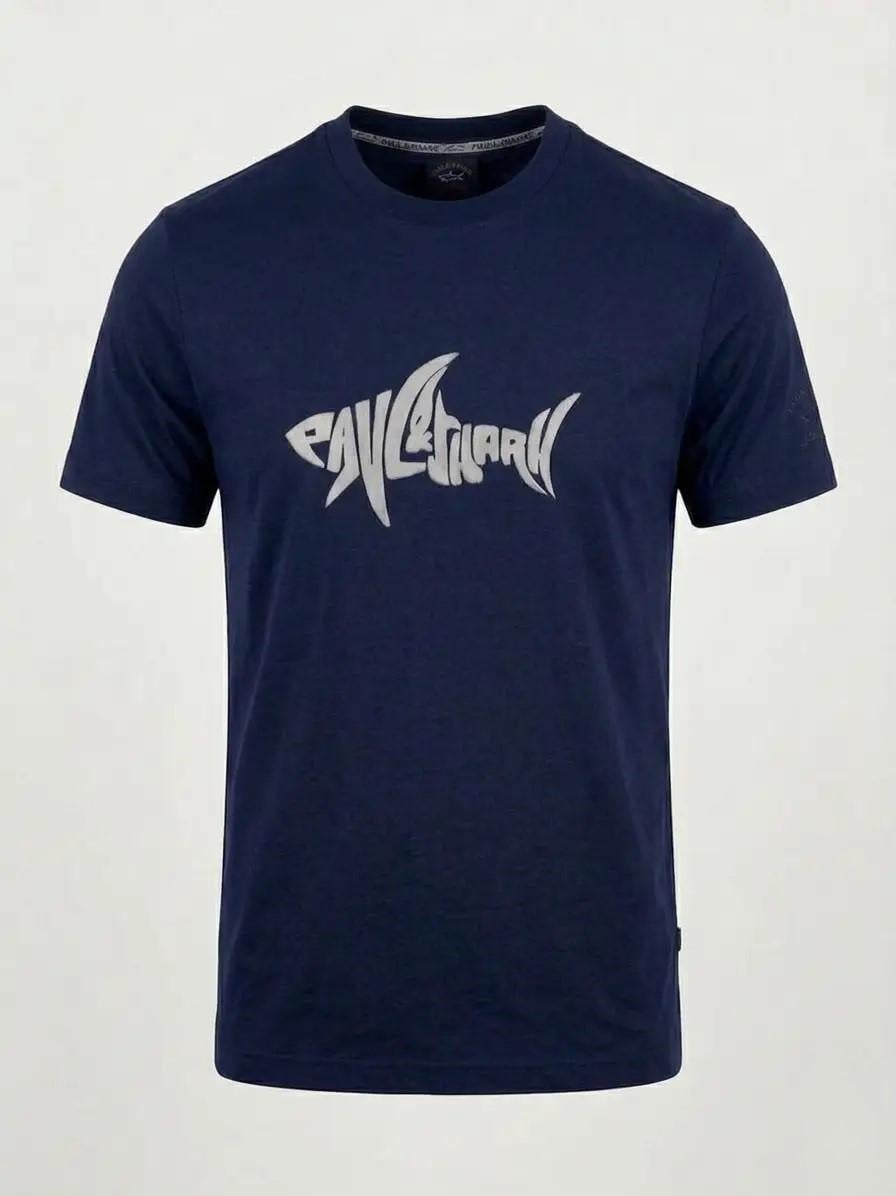 Футболка мужская Paul&Shark PS-14110 2XL Dark Blue