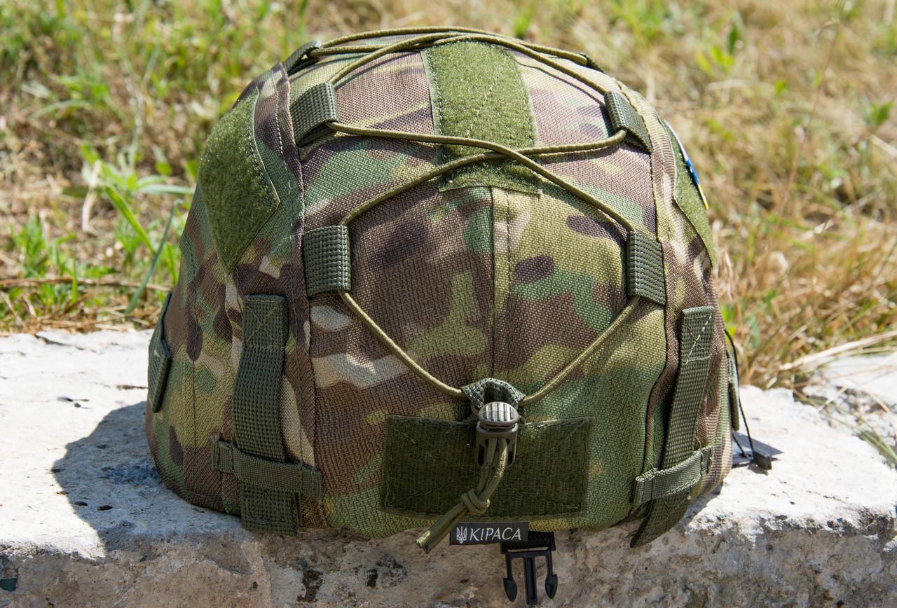 Кавер КІРАСА Ballistic Helmet KC-HM001605 3000 с козырьком кордура Мультикам - фото 4