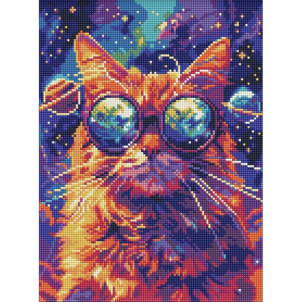 Алмазная мозаика Ideyka Звездные очки 30x40 см (AMO8088)