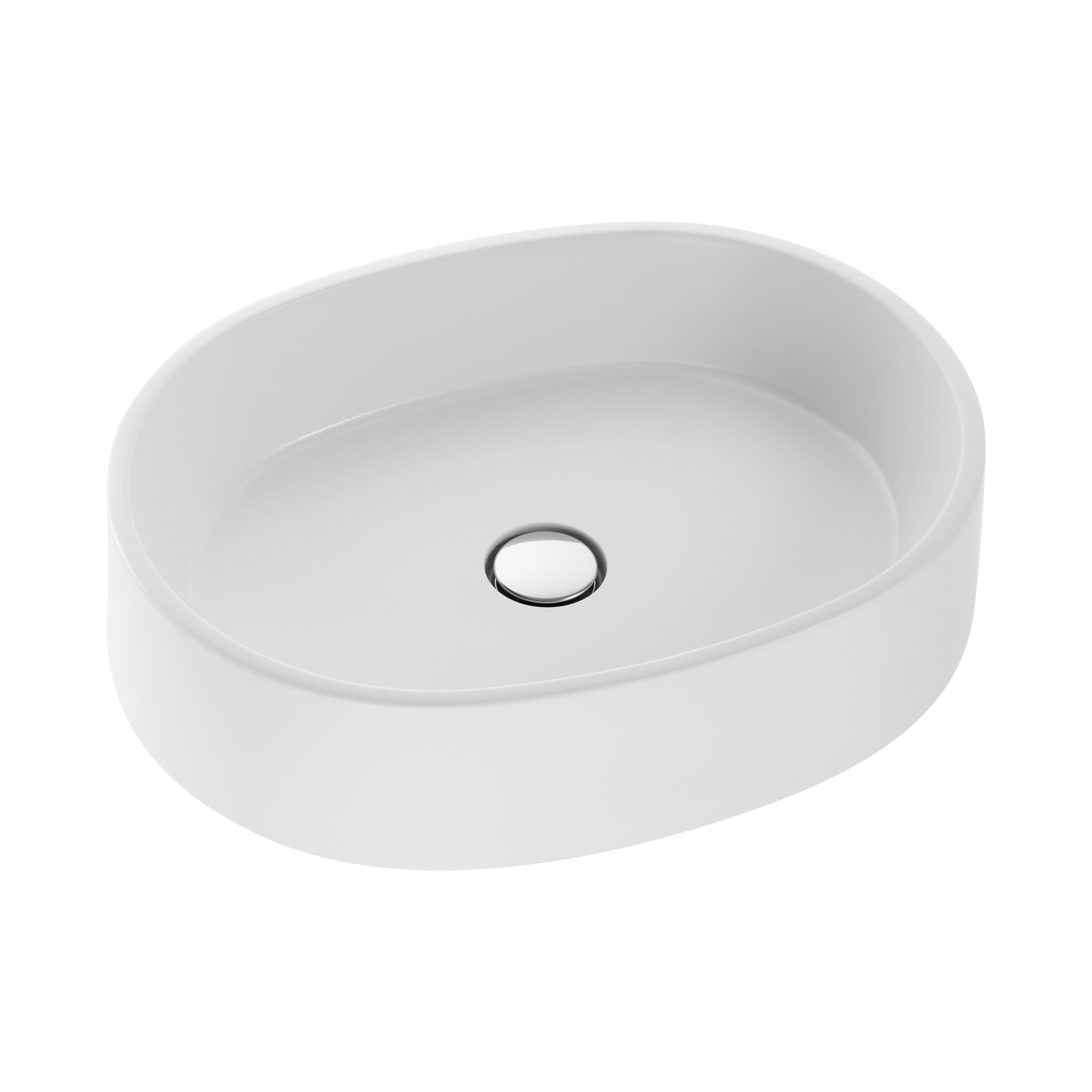 Раковина для ванної Granado Viveiro 545х420х130х100 мм White gel