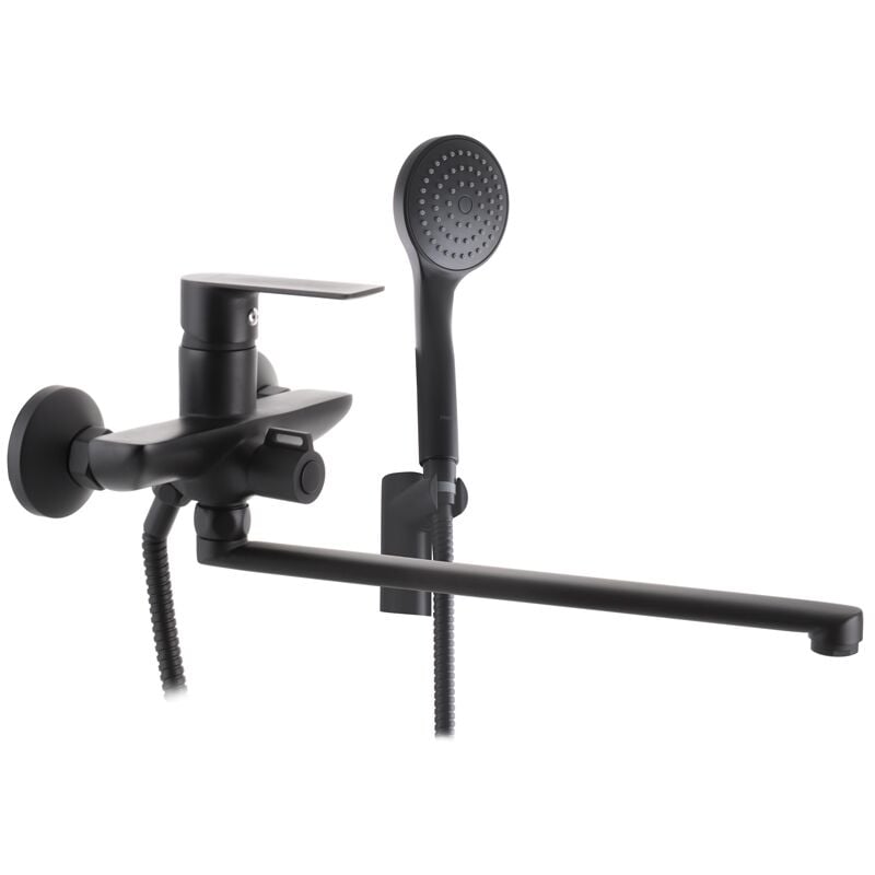 Смеситель для ванны Haiba ALEX 006 euro Черный (HB3925)