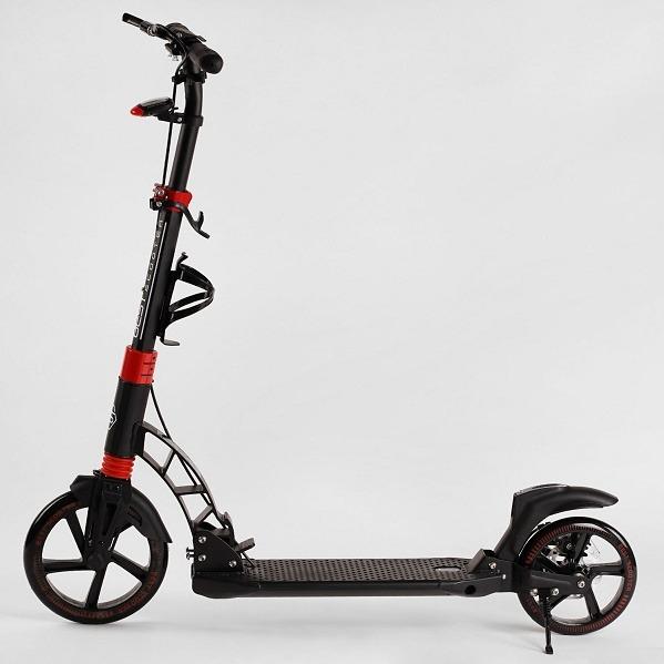 Самокат Best Scooter D-230 Disc Черно-красный