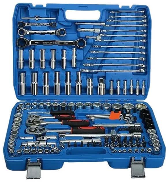 Набор инструментов в пластиковом кейсе 151 пр. (PCS-151 G-322)