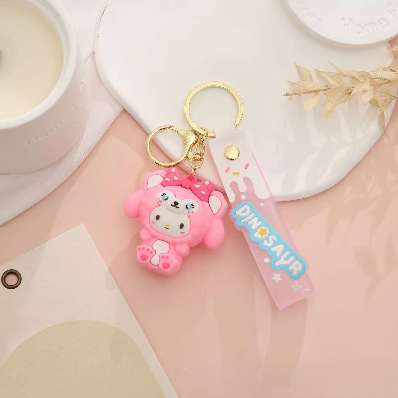 Брелок для ключей Hello Kitty cosplay Розовый (066)