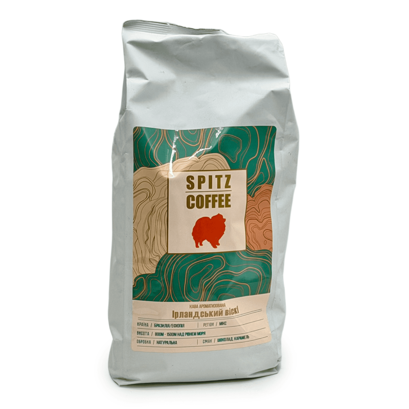 Кава в зернах SPITZ Coffee Ірландська віскі 1000 г (OS-SPITZ-IrelandViski-1000)