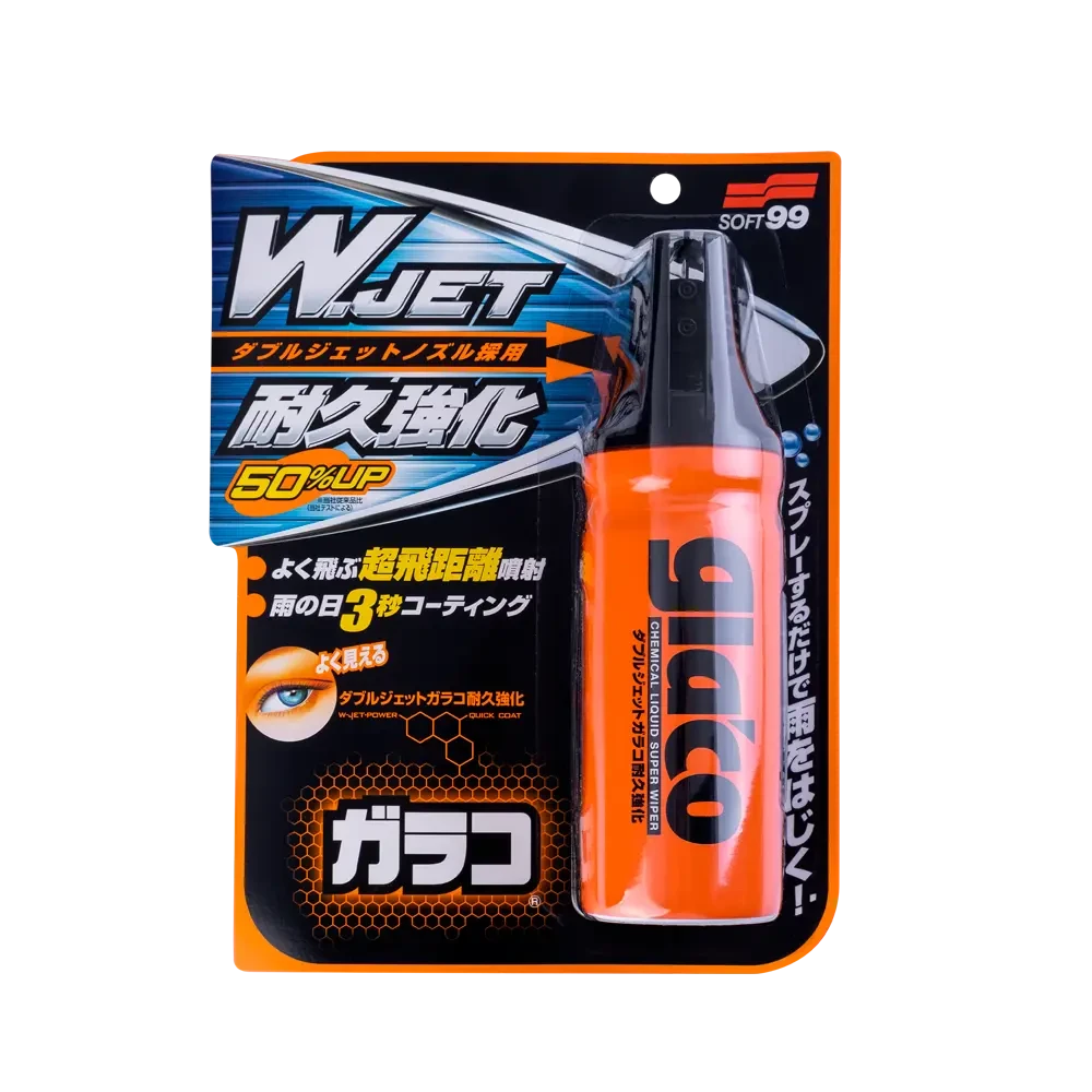 Антидощ для скла у аерозолі SOFT99 Glaco W JET Strong 180 мл (29423894) - фото 2 Антидощ для скла у аерозолі SOFT99 Glaco W JET Strong 180 мл (29423894) - фото 2