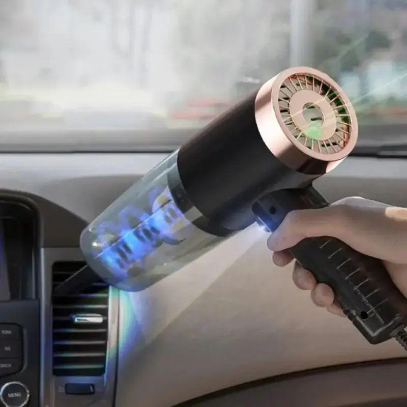 Автомобильный пылесос Vacuum cleaner USB 2in1 100 мл 60 Вт с фильтром тонкой очистки (opt-13339) - фото 5