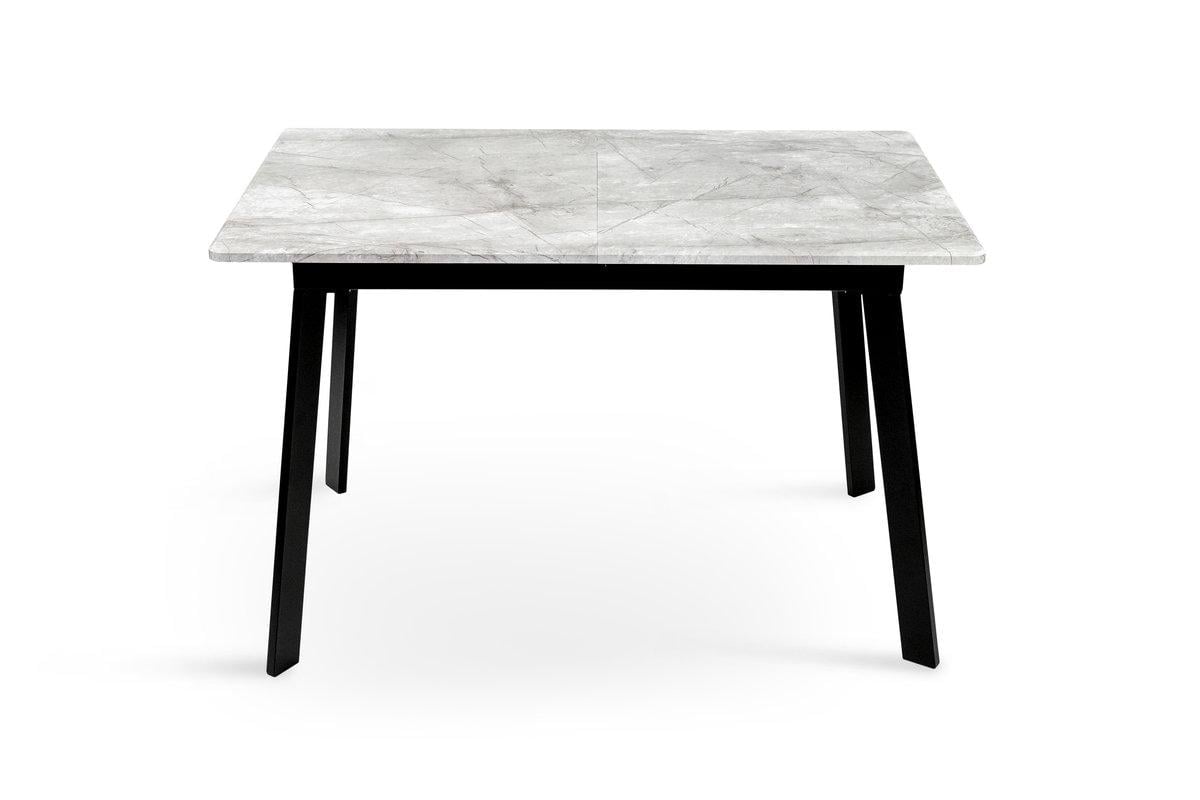 Обідній стіл Мікс Меблі Етна 1200х750 мм Чорний/Базальт світлий (25402665) - фото 1
