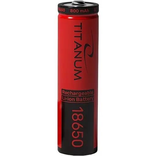 Аккумулятор TITANUM Li-Ion 18650 3,7V 800 mAh без защиты (2197131003)