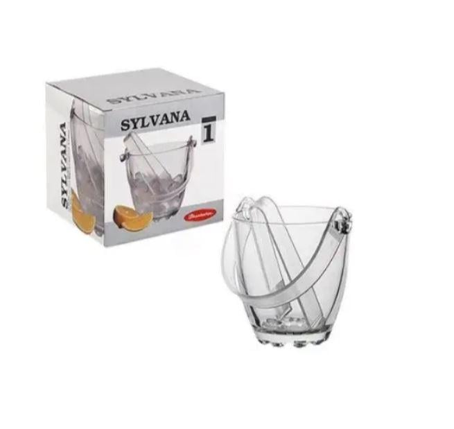 Ведро для льда и щипцы Pasabahce 53628 SYLVANA 13 см
