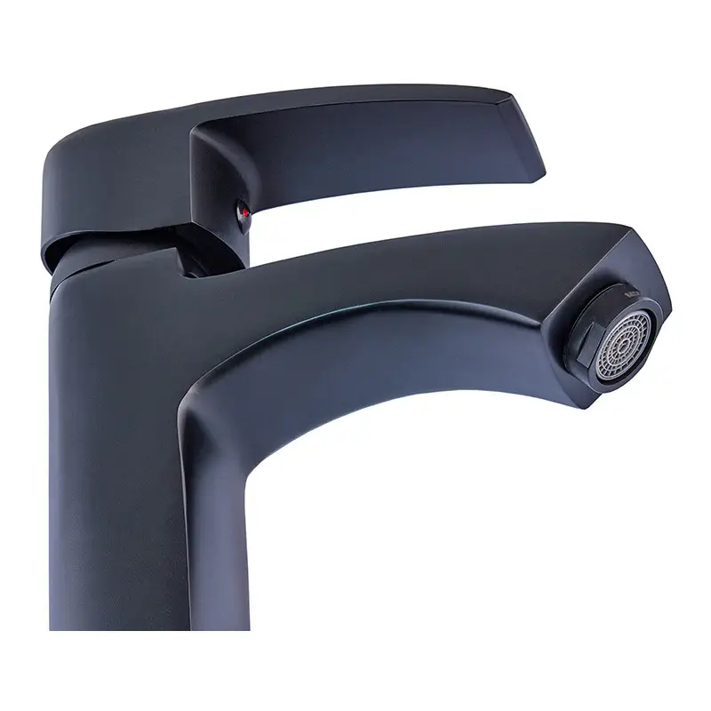 Змішувач одноважільний для умивальника MIXXUS Magnum Black (MI6196) - фото 3 Змішувач одноважільний для умивальника MIXXUS Magnum Black (MI6196) - фото 3