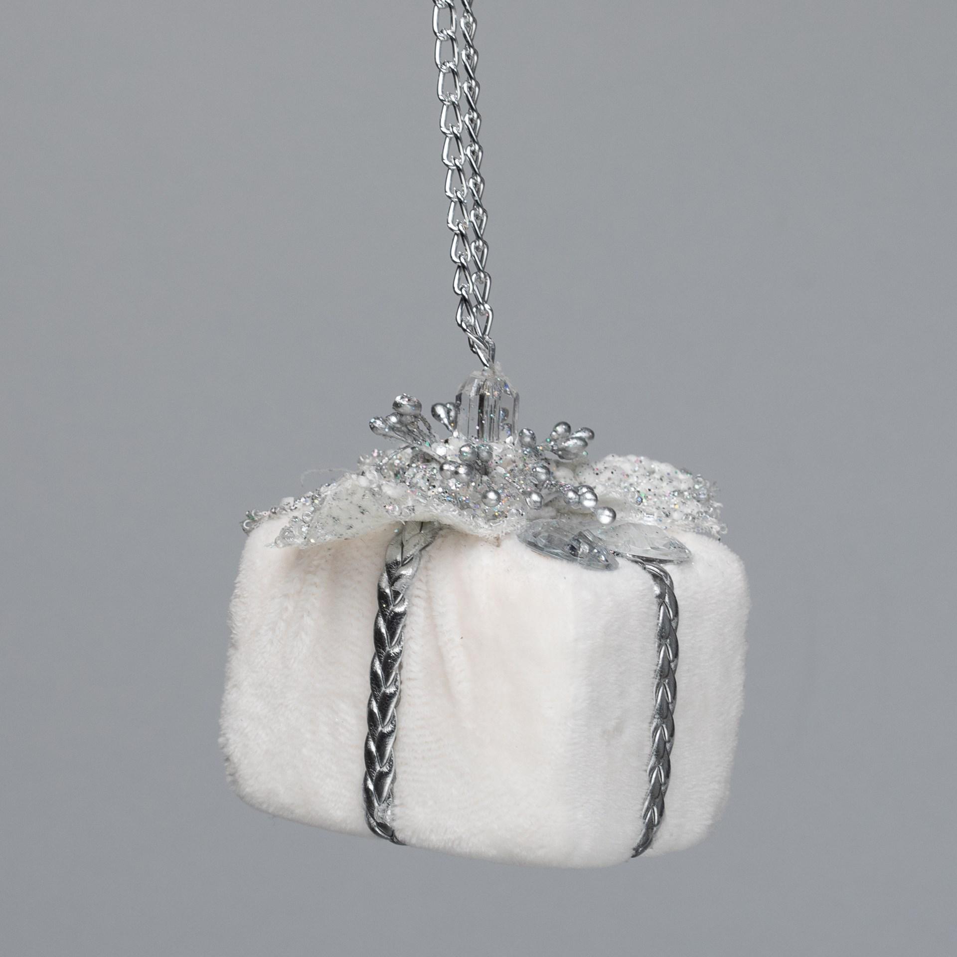 Іграшка на ялинку Флоріаль "Мальва" подарунок 10 см (5203) Іграшка на ялинку Флоріаль "Мальва" подарунок 10 см (5203)