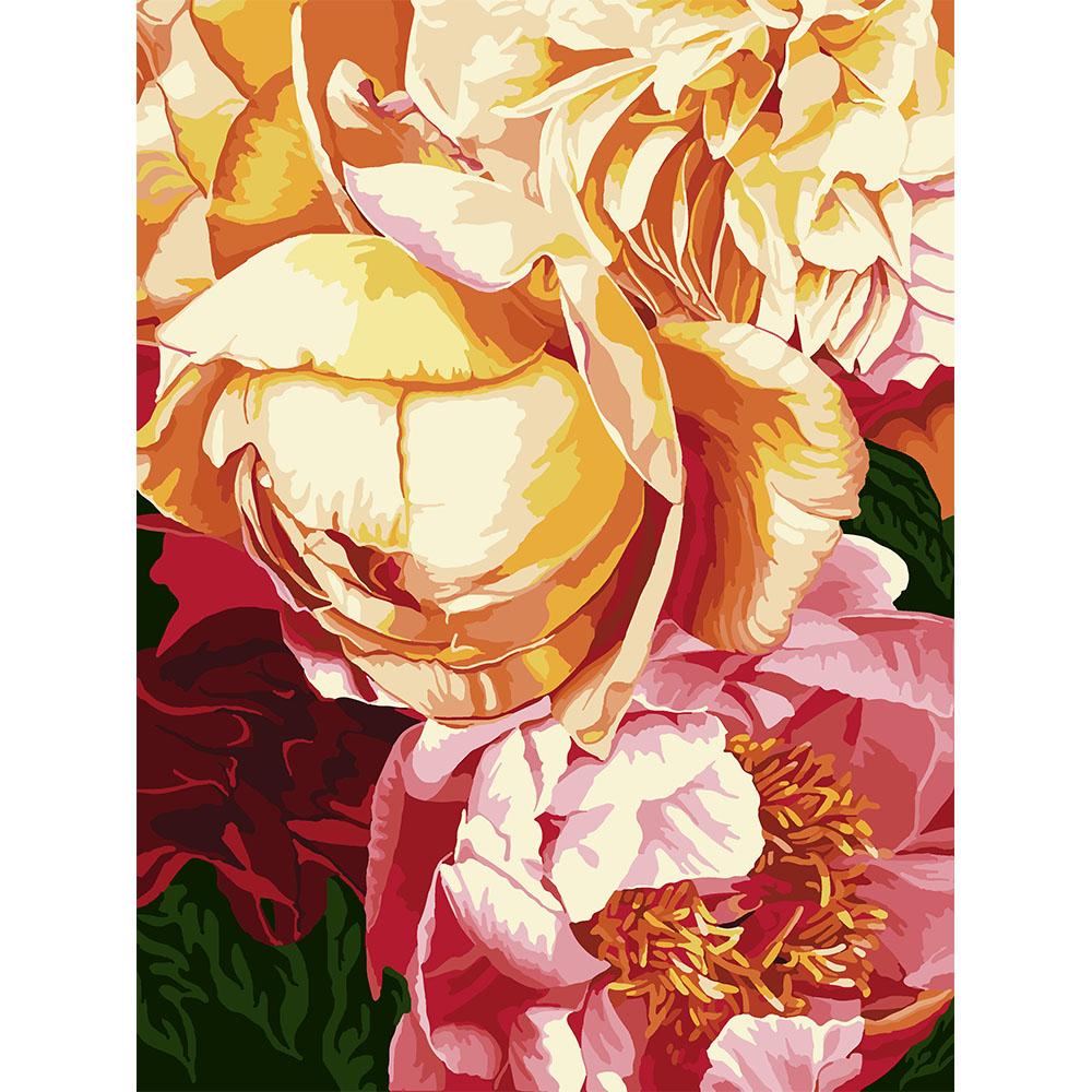 Картина за номерами Santi Аромат півонії 40x50 см (Top-954521)