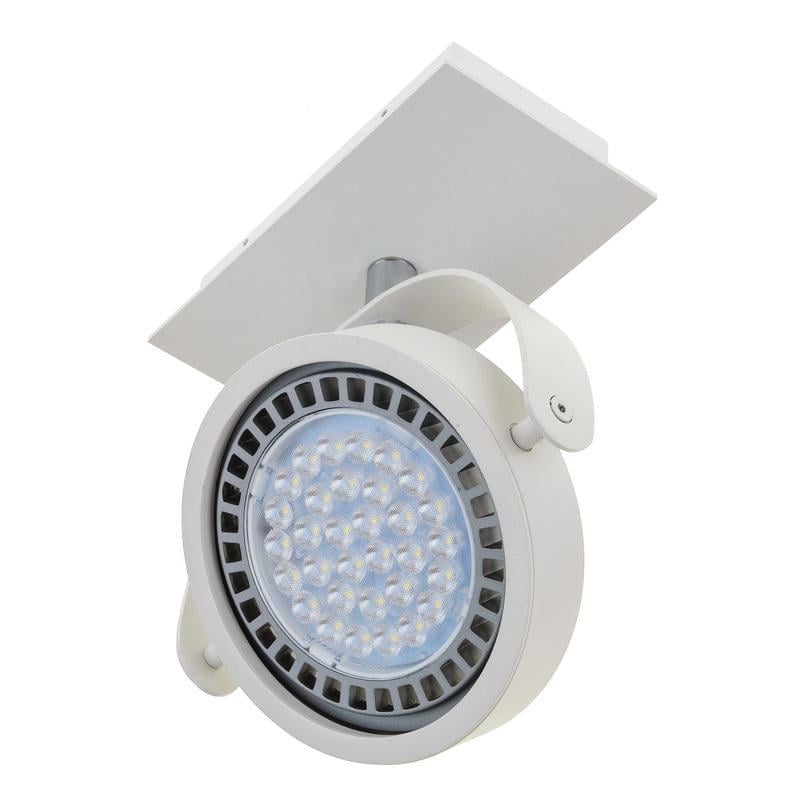 Подсветка накладная поворотная для офиса Brille MS-09/1 GU10 SWH