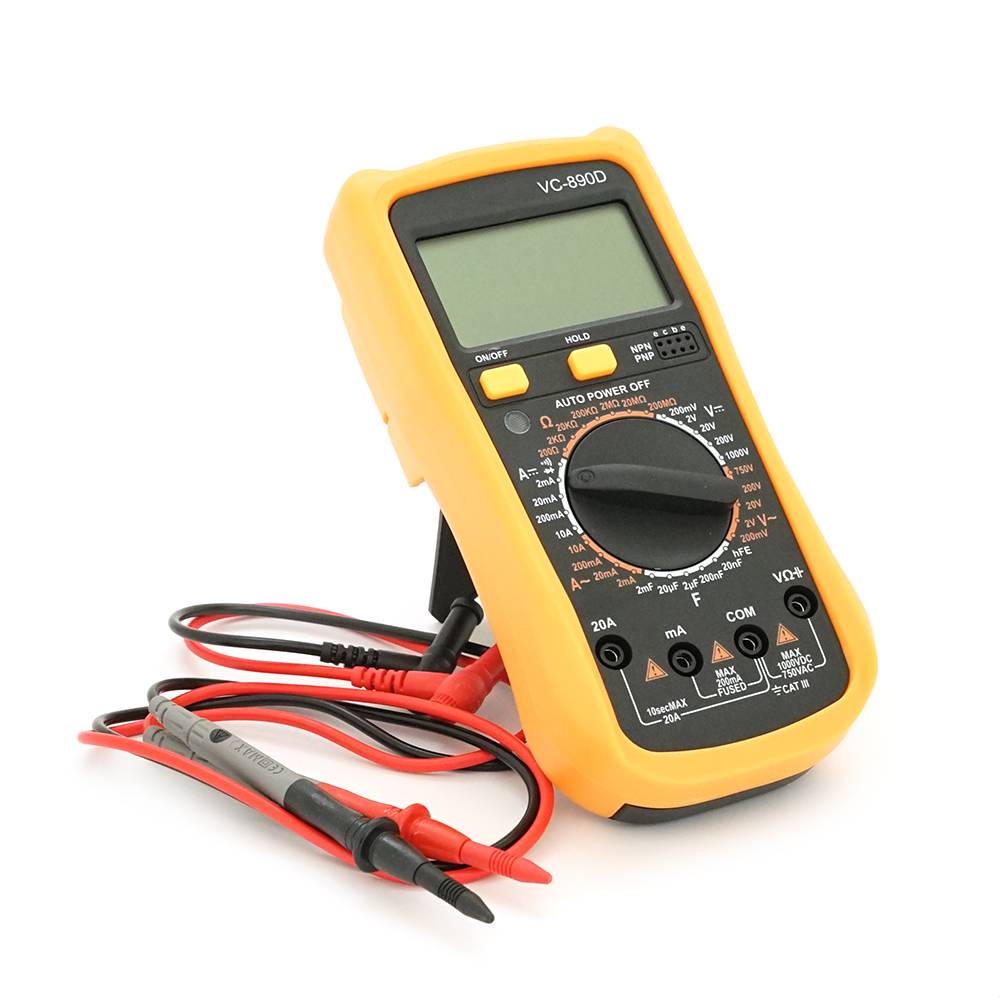 Мультиметр XTMAX VC890D вимірювання V/A/R /С/F з ємнісним діодом (29638)