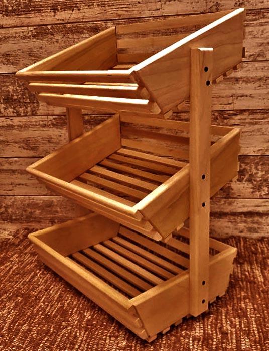 Стеллаж для овощей и фруктов из дерева Капчори Сиена (ЯХТ-013905)