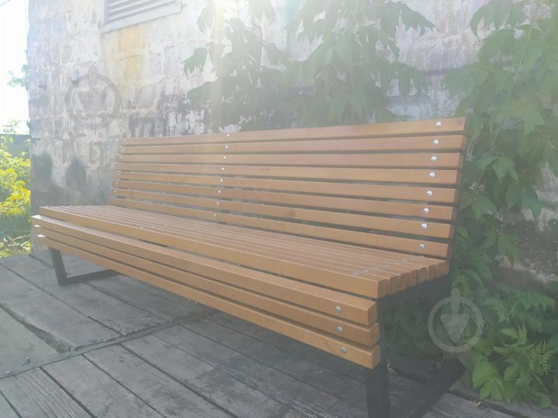 Скамья GoodsMetall в стиле ЛОФТ 2000х1000х700 - ЛС85 - фото 3