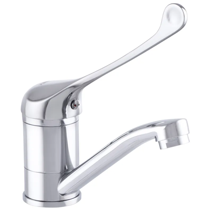Змішувач для умивальника одноважільний Zerix PED-B 127 Chrome (ZX2941)