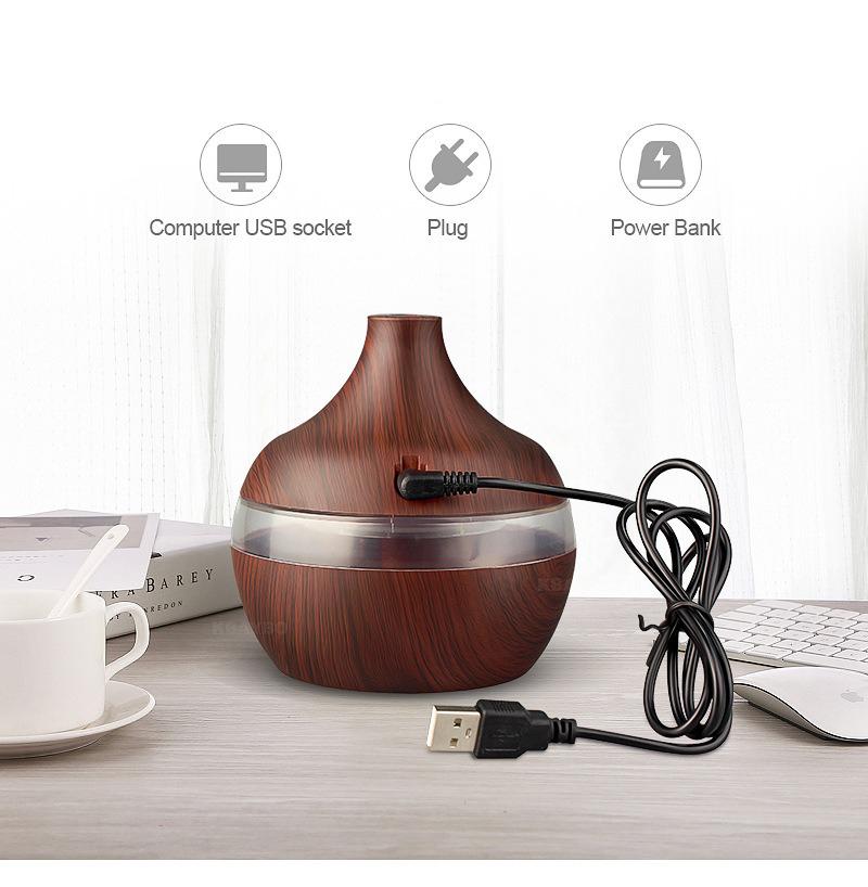 Увлажнитель воздуха Humidifier 300 мл Темное дерево (5a0bcf40) - фото 4