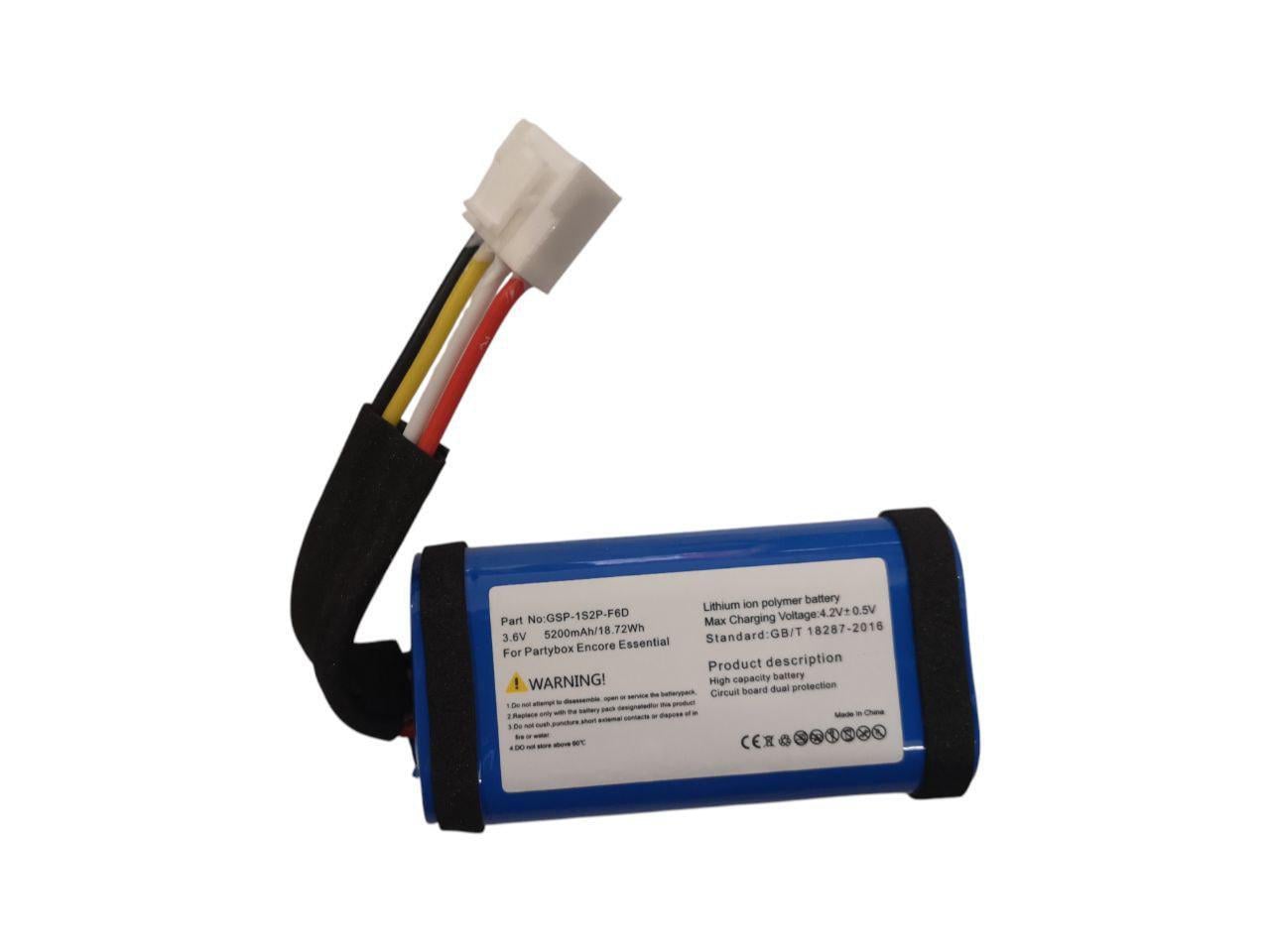 Аккумулятор для JBL Flip 6/Partybox Encore Essential/GSP-1S2P-F6D 5200 mAh 18,72Wh (000012290)
