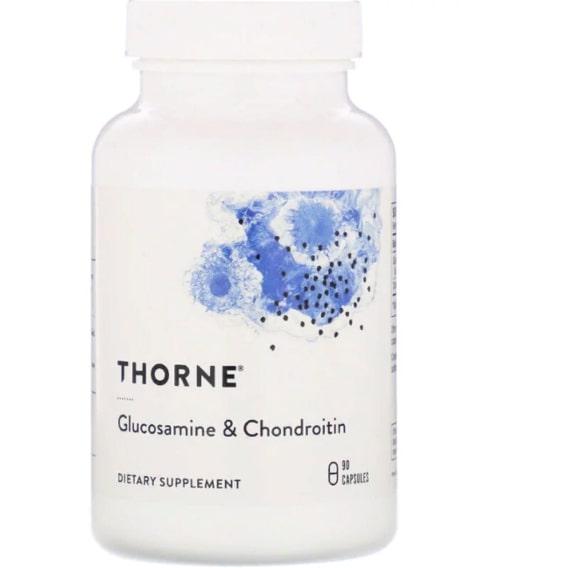 Препарат для суглобів і зв'язок Thorne Research Glucosamine & Chondroitin 90 Veg Caps (THR-76702)