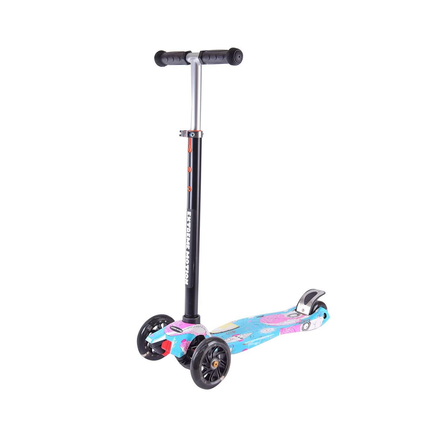 Самокат детский Bambi от 1 года четырехколесный со светящимися колесами унисекс Черный (DS-171-S-101) Самокат детский Bambi от 1 года четырехколесный со светящимися колесами унисекс Черный (DS-171-S-101)