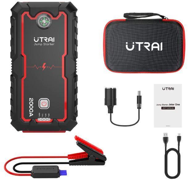 Пусковий зарядний пристрій GUT jump starter UTRAI 2000 A (018250) - фото 2