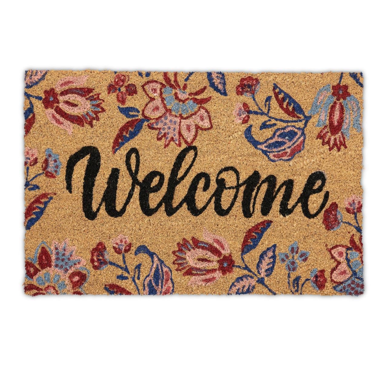 Коврик Relaxdays Welcome кокосовое волокно 60x40 см (10046182)