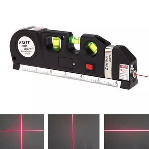 Лазерный уровень Laser Level Pro 3 со встроенной рулеткой - фото 5