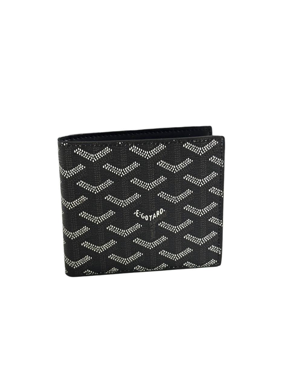 Гаманець чоловічий Goyard Чорний (WAL-GYR-001-BLK) - фото 3 Гаманець чоловічий Goyard Чорний (WAL-GYR-001-BLK) - фото 3