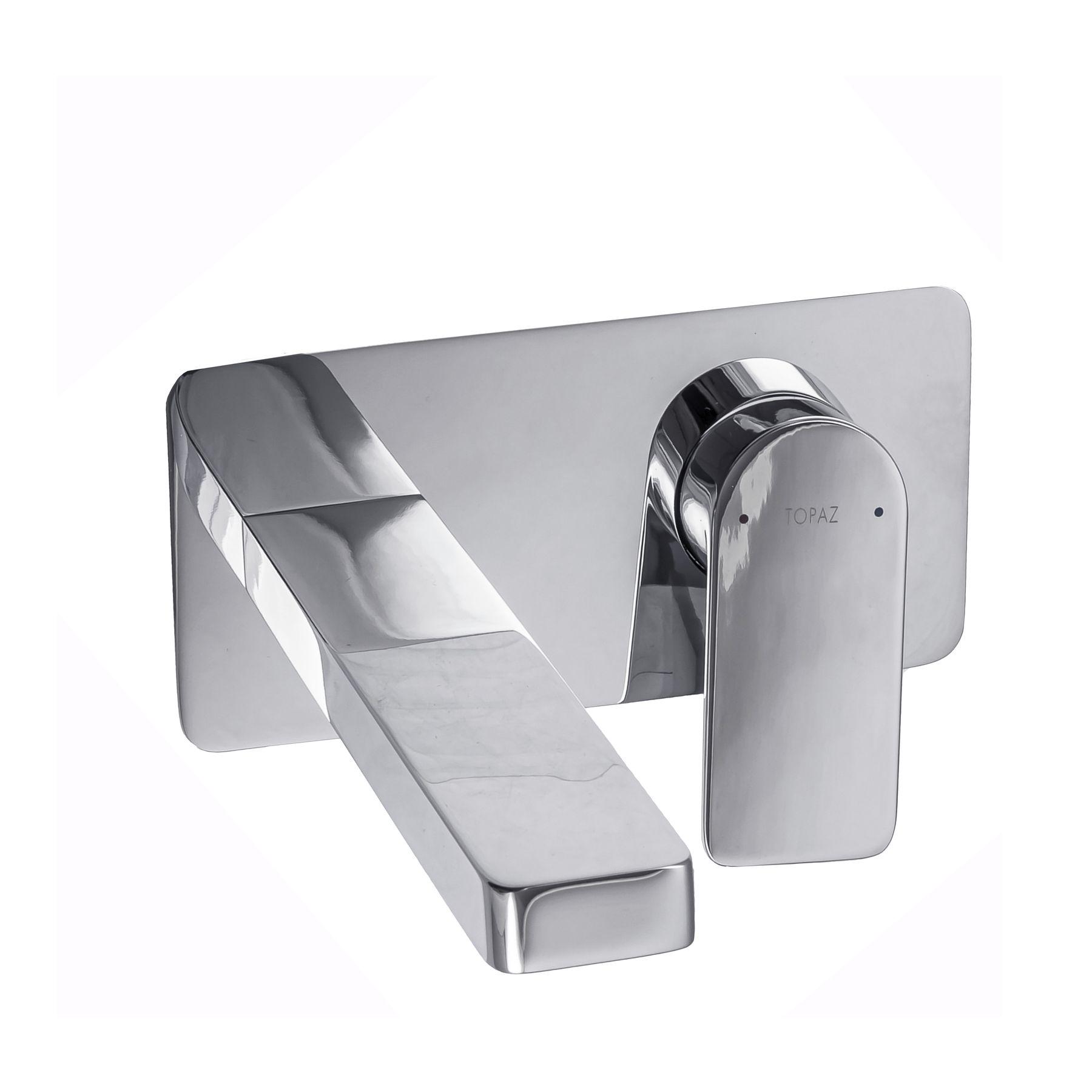Змішувач для умивальника TOPAZ SARDINIA-TS 08205-H20 000014763 настінний одноважільний Хром (108683)