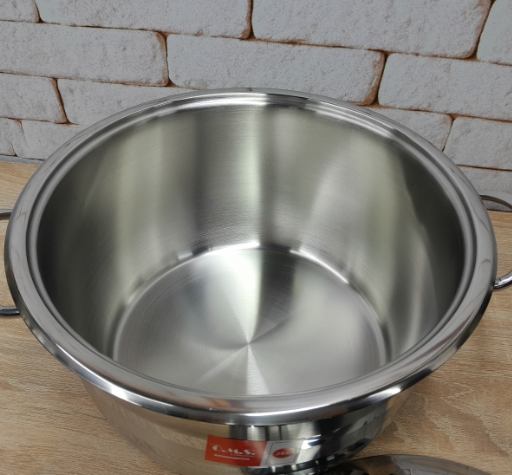 Каструля зі сталевою кришкою OMS з нержавіючої сталі для газу і індукці 3,3 л (2005.3,3) - фото 4 Каструля зі сталевою кришкою OMS з нержавіючої сталі для газу і індукці 3,3 л (2005.3,3) - фото 4