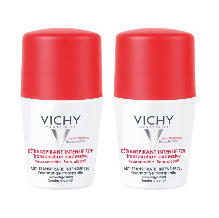 Набор дезодорантов-антиперспирантов Vichy Stress Resist 72H против сильного потоотделения 2 шт./50 мл (35021409) Набор дезодорантов-антиперспирантов Vichy Stress Resist 72H против сильного потоотделения 2 шт./50 мл (35021409)