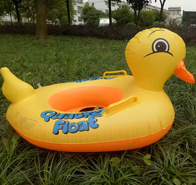 Надувной круг для младенцев Уточка с ножками (28443941) - фото 7