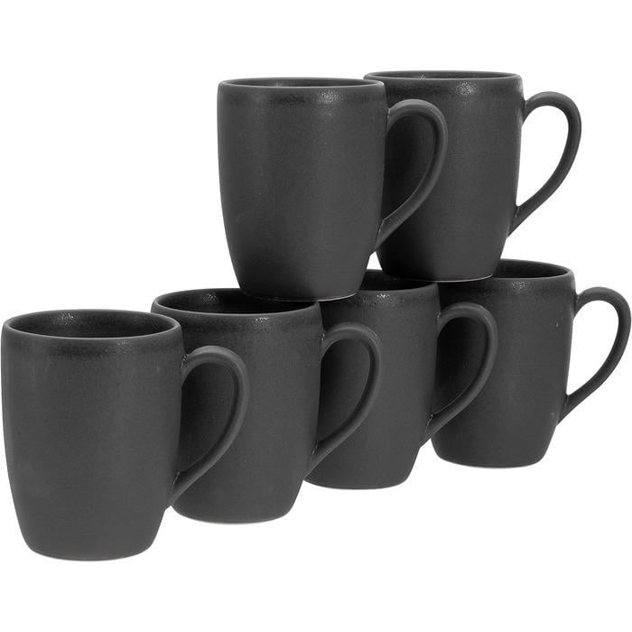 Набор чашек Soft Touch Creatable 6 пр. 300 мл Черный (2631865)
