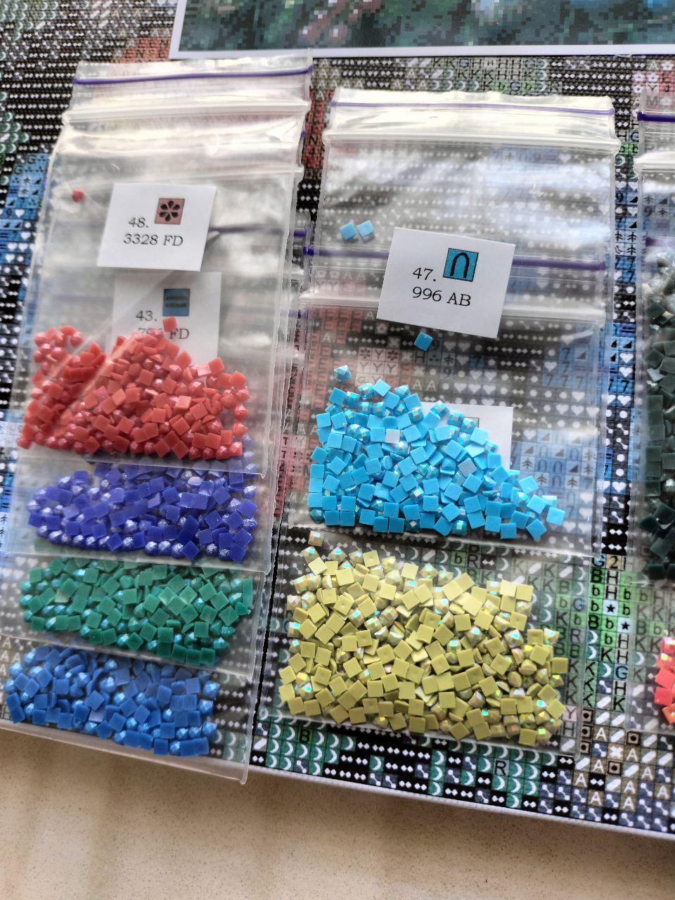 Алмазная мозаика АлМазка Лесная поляна квадратные алмазы без подрамника 40x40 см (АлМ-293) - фото 5 Алмазная мозаика АлМазка Лесная поляна квадратные алмазы без подрамника 40x40 см (АлМ-293) - фото 5