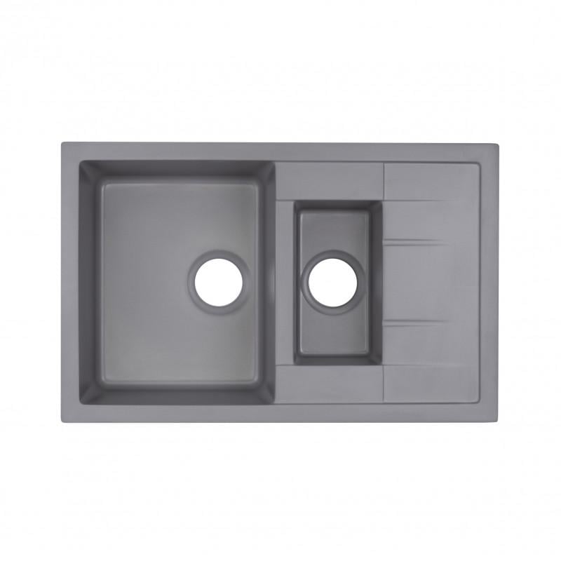 Кухонна мийка Q-tap CS 7648 GRE (QT7648GRE471)